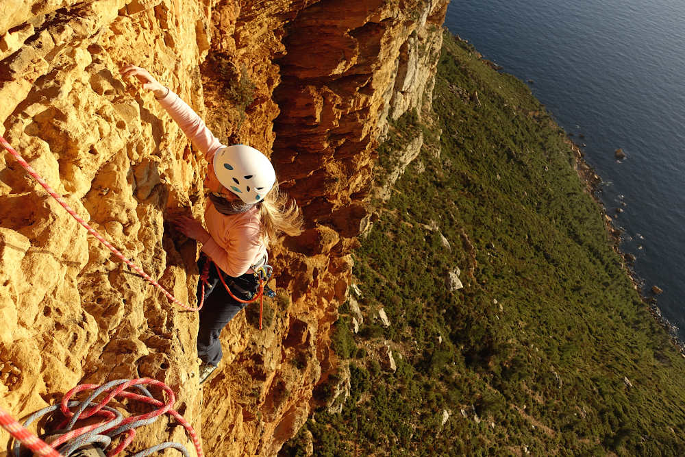escalade en hiver, moniteur d'escalade, séjour d'escalade