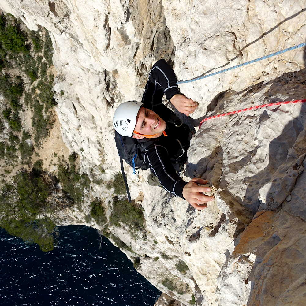 calcaire escalade, grimper à l'OUle