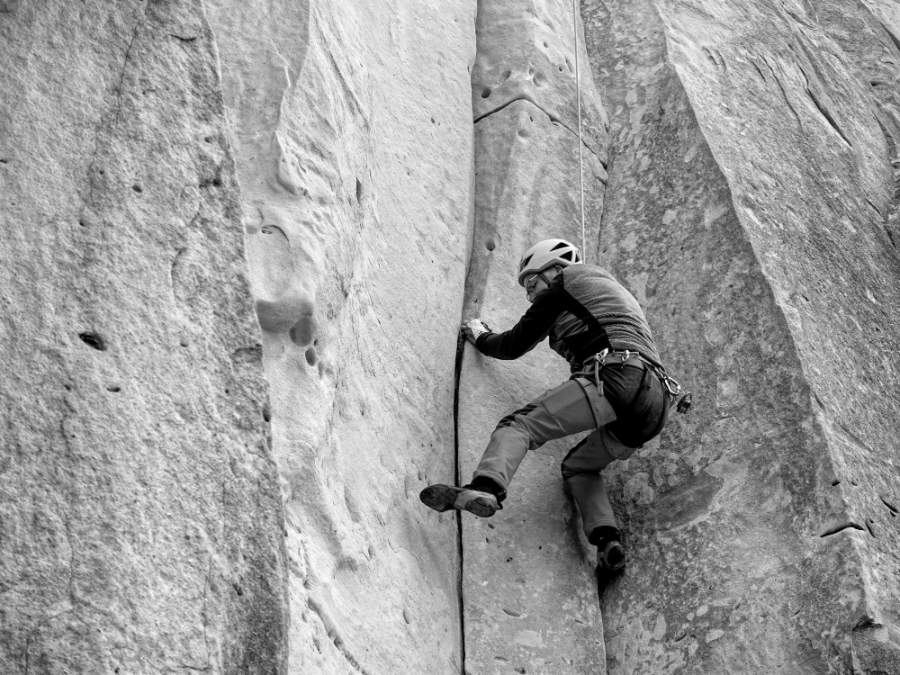 escalade en fissure, crack climbing