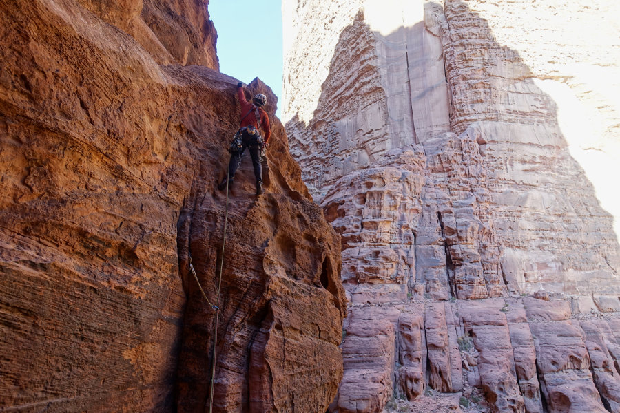 séjour escalade Jordanie djebel Rum escalade