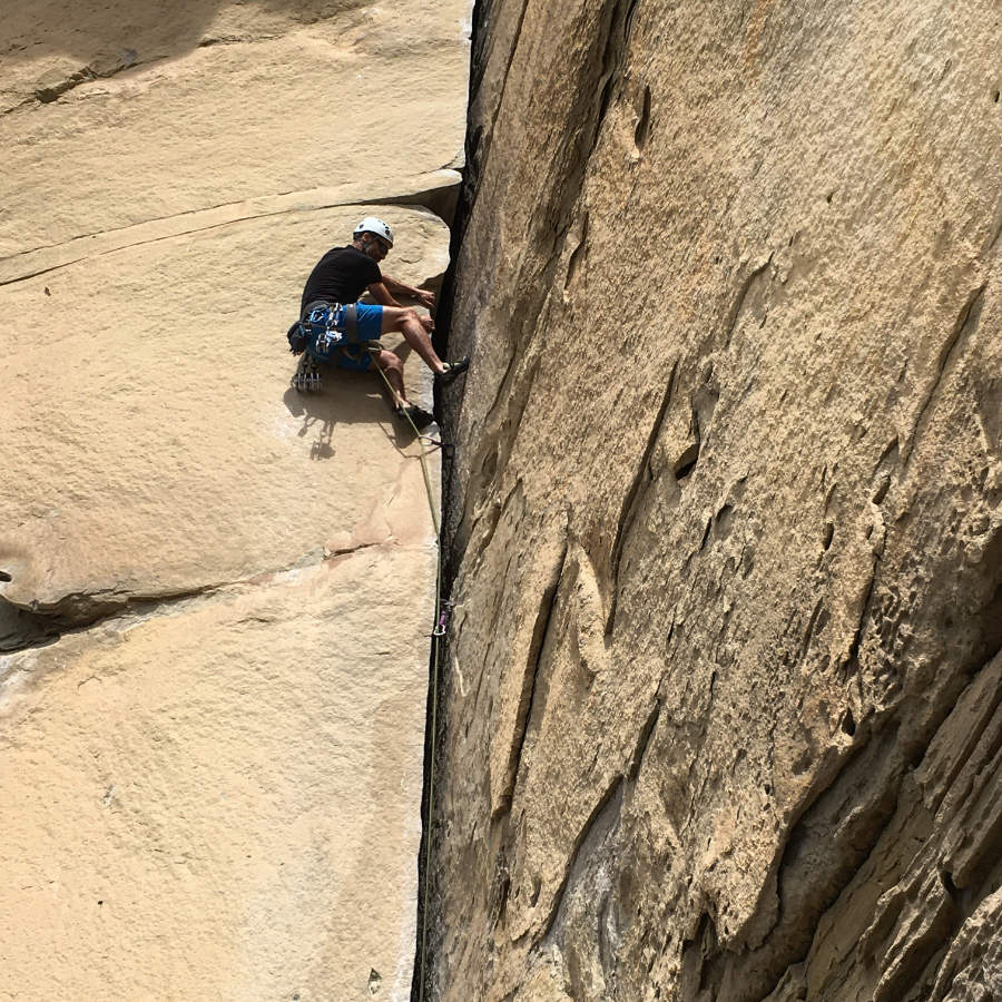 séjour escalade fissure, stage trad 2022