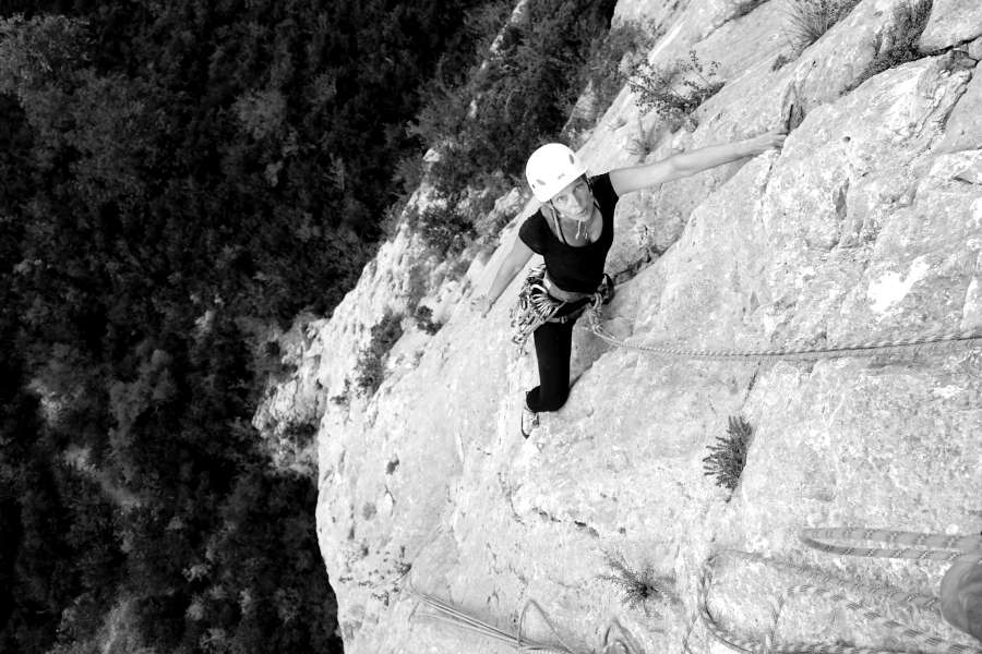 escalad ene grande voie, séjour perfectionnement escalade