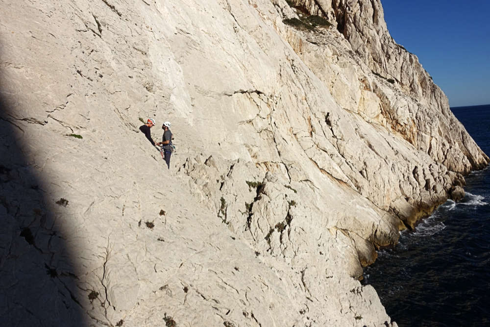Séjour escalade Calanques, grande voie initiation