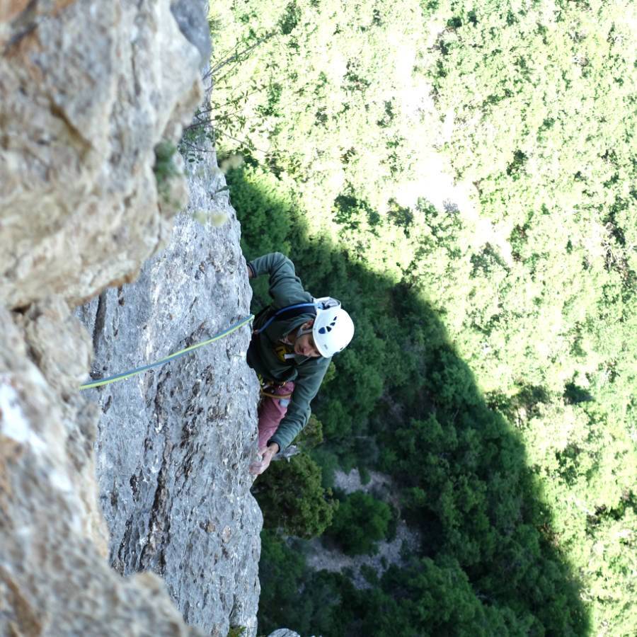 stage grande voie, stage escalade à Saou