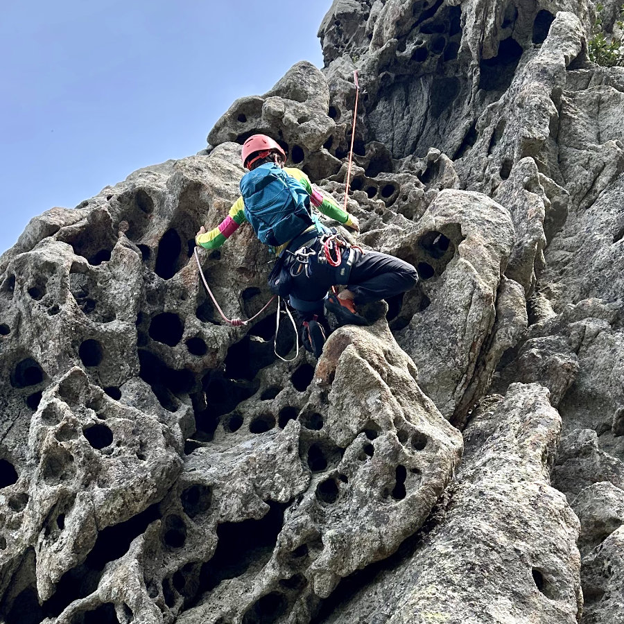 stage escalade en Corse