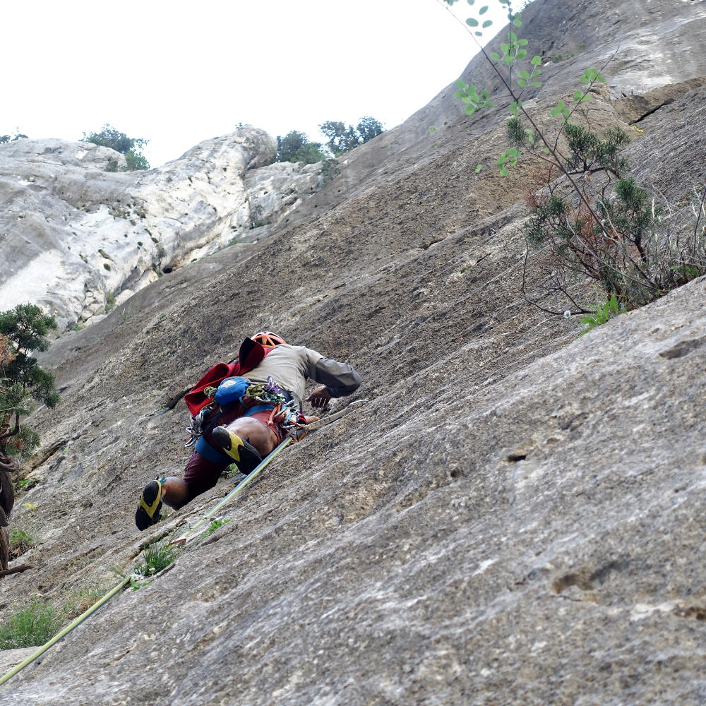 Hold-up Mental, stage escalade gorges du Verdon, stage escalade