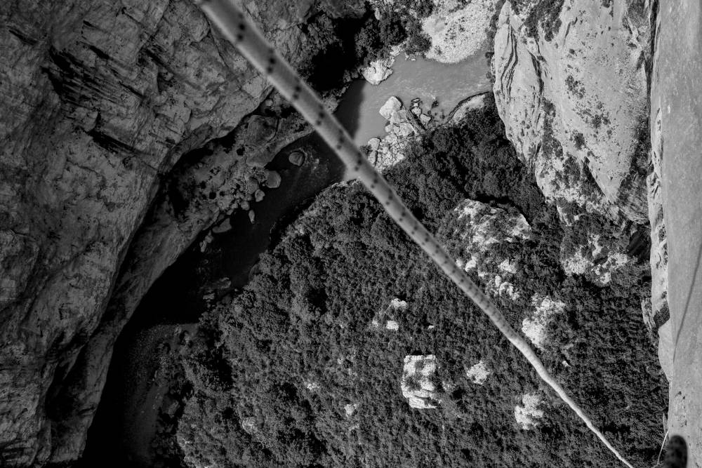 couloir Samson, moniteur escalade