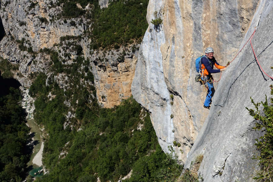 grimper au Verdon, sejour d'escalade