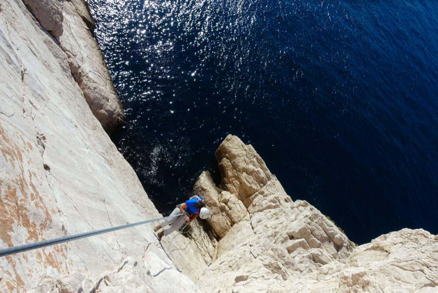 Sormiou moniteur d'escalade, séjour escalade adulte