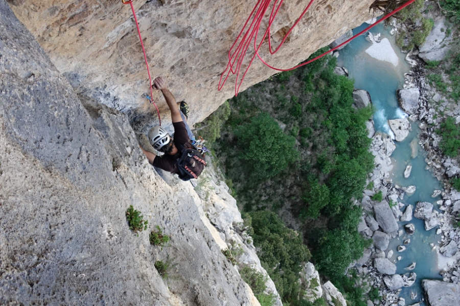 grmper au Verdon, escalade Verdon