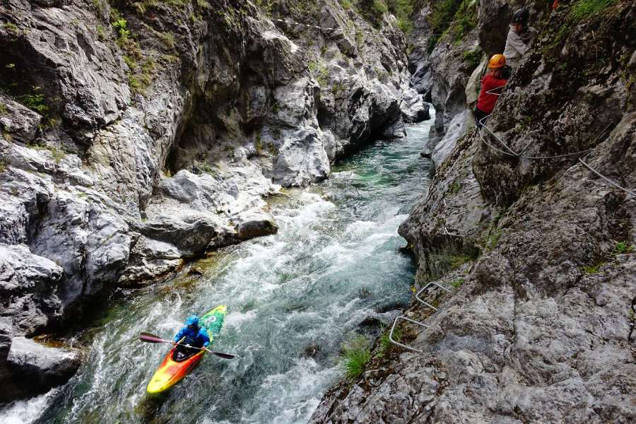 via ferrata quayras, plein air famille vars