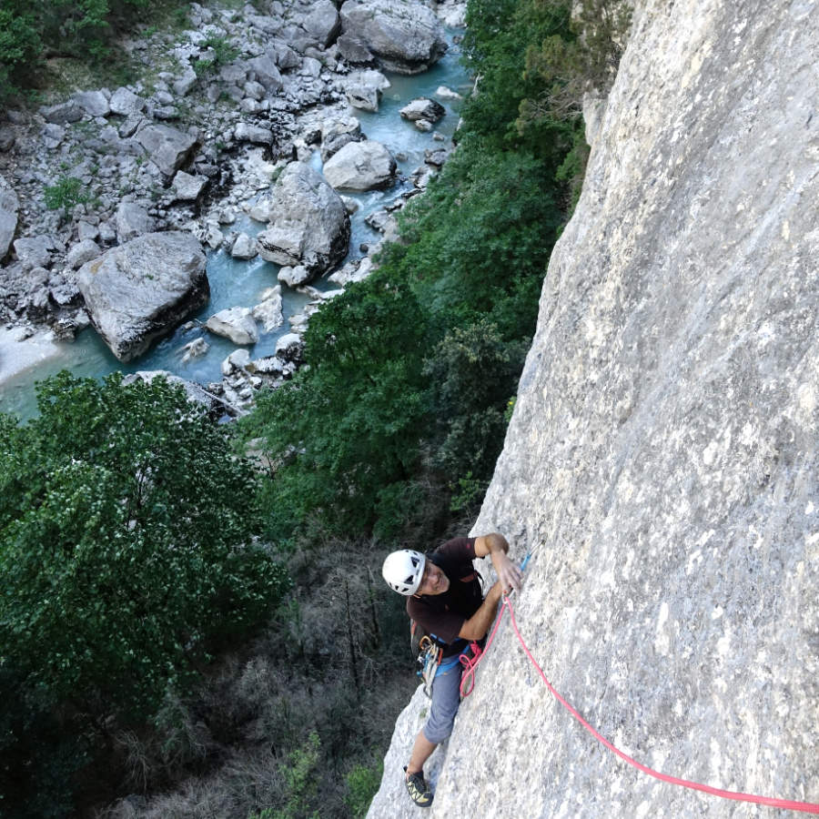 séjour escalade Verdon, moniteur Verdon