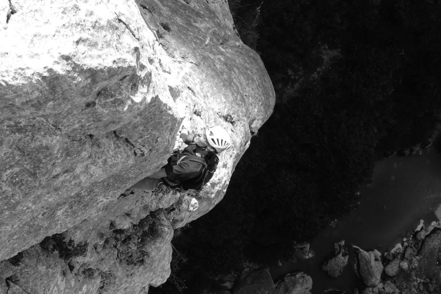 stage escalade Verdon, tandem pour une évidence